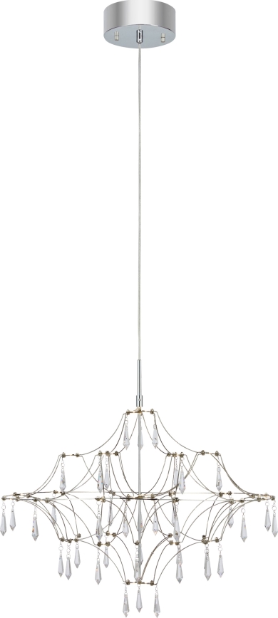 Markslöjd 108869 - Dimmbare LED-Kristall-Hängeleuchte EFESOS LED/14W/230V d 60 cm