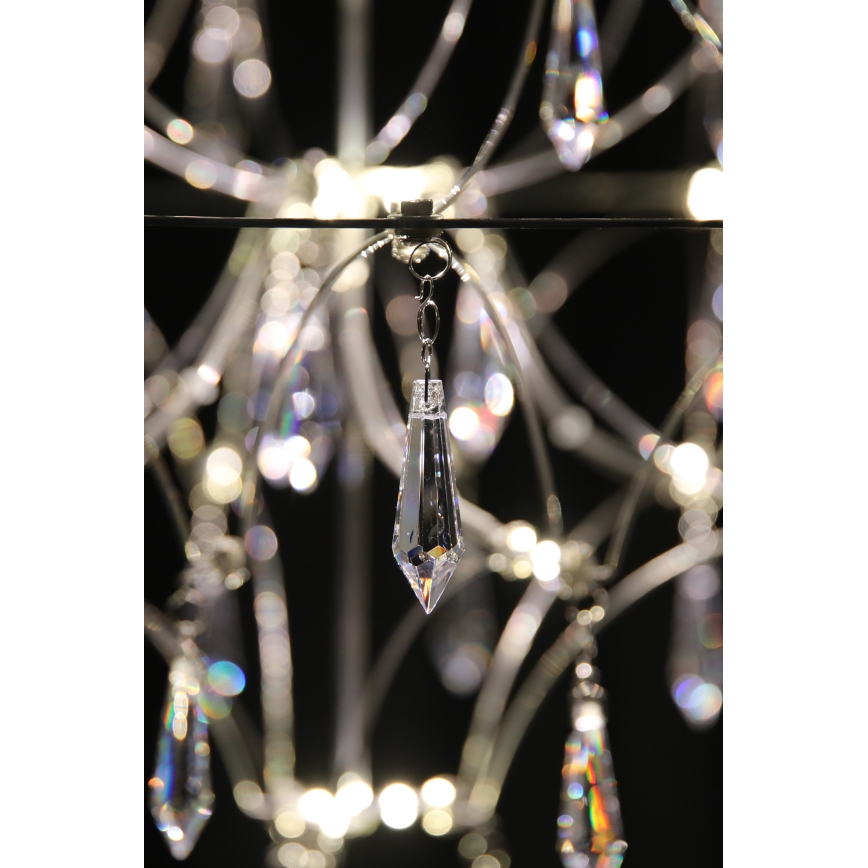 Markslöjd 108869 - Dimmbare LED-Kristall-Hängeleuchte EFESOS LED/14W/230V d 60 cm