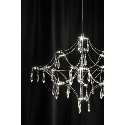 Markslöjd 108869 - Dimmbare LED-Kristall-Hängeleuchte EFESOS LED/14W/230V d 60 cm