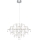 Markslöjd 108870 - Dimmbare LED-Kristall-Hängeleuchte EFESOS LED/25W/230V d 80 cm