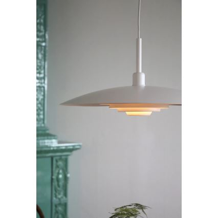 Markslöjd 108876 - Pendelleuchte PINY 1xE27/60W/230V Ø 57 cm weiß