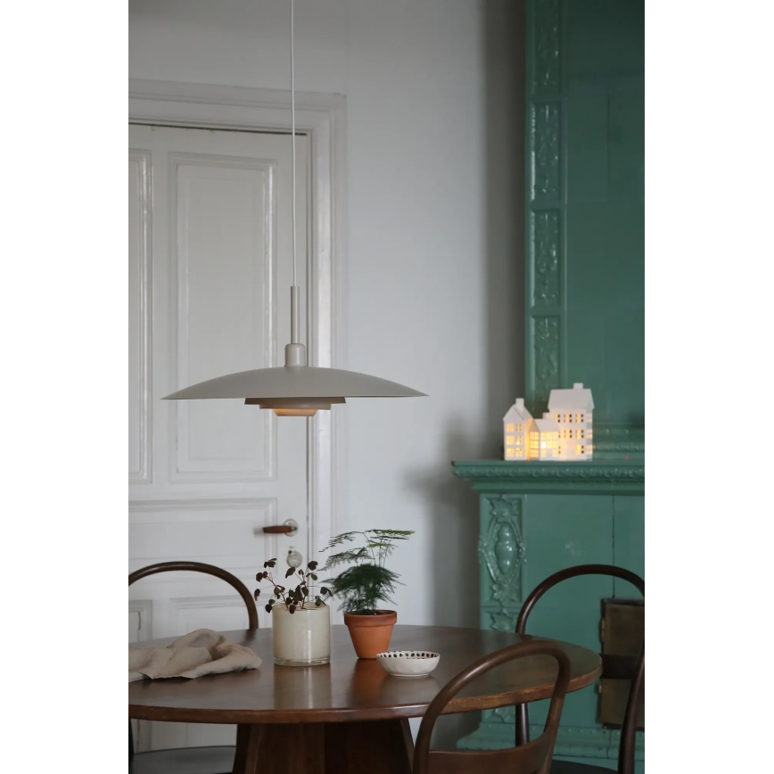 Markslöjd 108877 - Pendelleuchte PINY an Kabel 1xE27/60W/230V Ø 57 cm beige