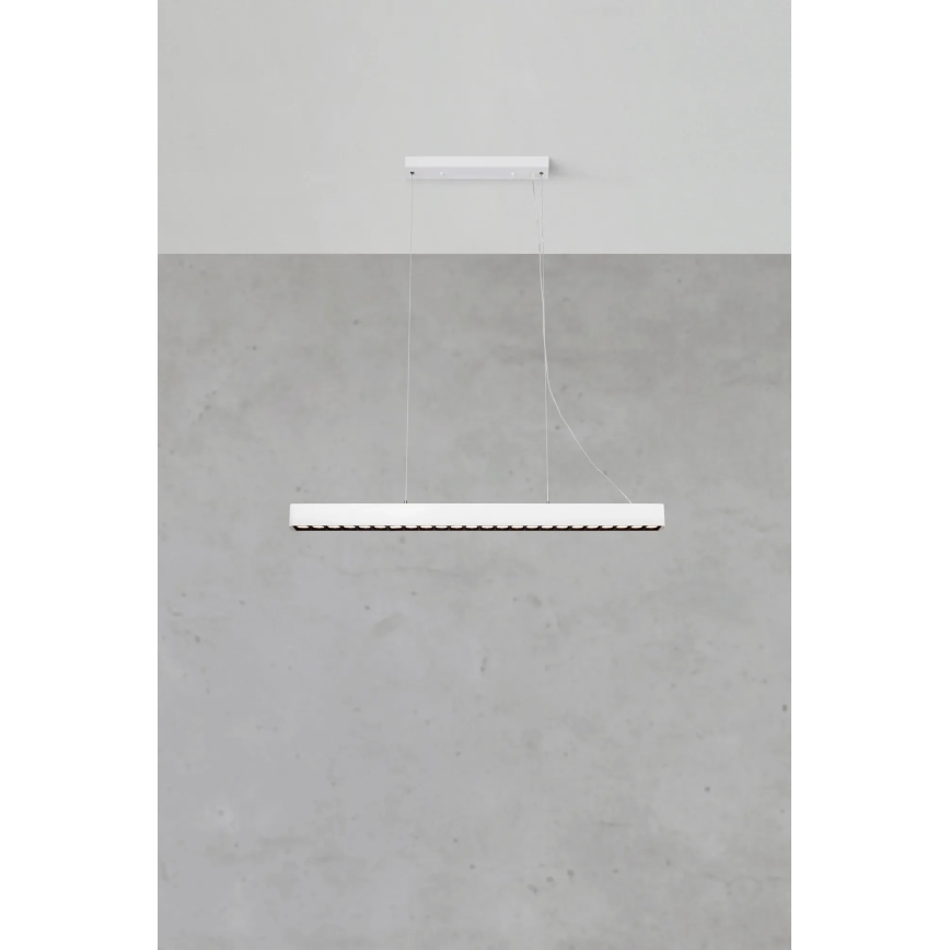 Markslöjd 108892 - Dimmbare LED-Pendelleuchte mit Seilaufhängung PLANO LED/38W/230V weiß