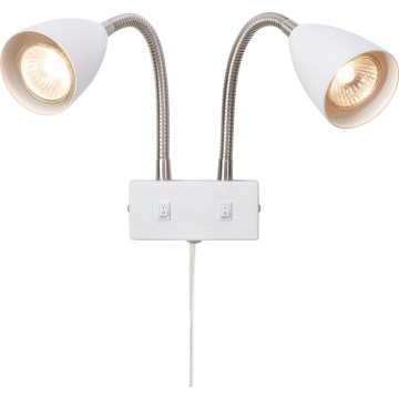 Markslöjd 108900 - CIRO Wandleuchte 2x GU10/7W/230V, weiß