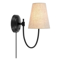 Markslöjd 108907 - Wandleuchte AMAR 1xE14/40W/230V beige/schwarz