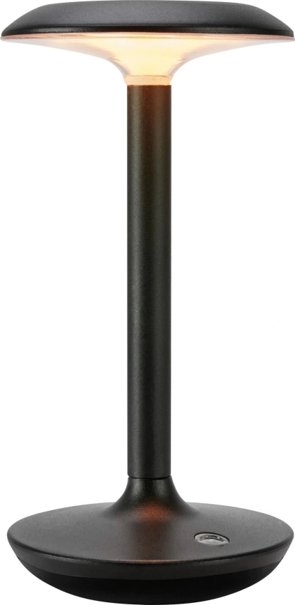 Markslöjd 108918 - Dimmbare, aufladbare LED-Outdoor-Tischleuchte PETIT LED/2W/1800 mAh 2200/2700/3000K IP44 schwarz