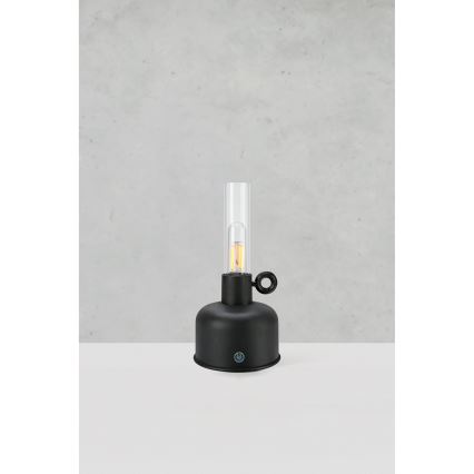 Markslöjd 108919 - Dimmbare, aufladbare LED-Outdoor-Tischleuchte ASTRID LED/2W/1200 mAh IP44 schwarz