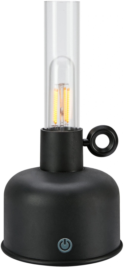 Markslöjd 108919 - Dimmbare, aufladbare LED-Outdoor-Tischleuchte ASTRID LED/2W/1200 mAh IP44 schwarz