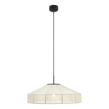 Markslöjd 108955 - Hängeleuchte an Drahtseil ALIA 1xE27/60W/230V Ø 57 cm creme/schwarz