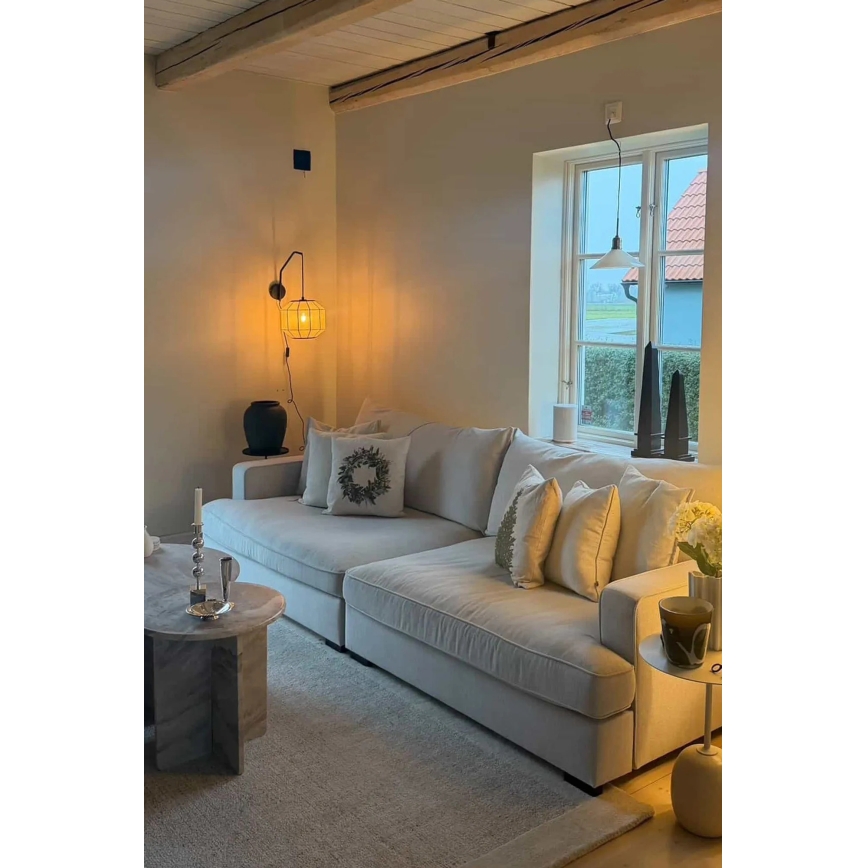Markslöjd 108957 - Wandleuchte ASUKA 1xE27/60W/230V creme/schwarz