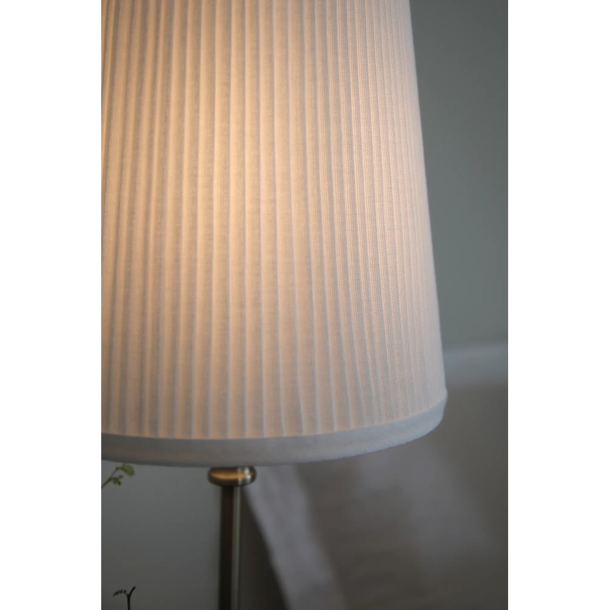 Markslöjd 108969 - Tischleuchte NOBLE 1xE14/40W/230V 56 cm weiß/messing