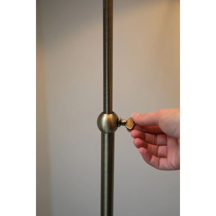 Markslöjd 108972 - Stehleuchte OXFORD 1xE14/40W/230V weiß/messing