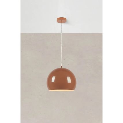 Markslöjd 108987 - POP Pendelleuchte an Kabel 1xE27/40W/230V Ø 28 cm, braun