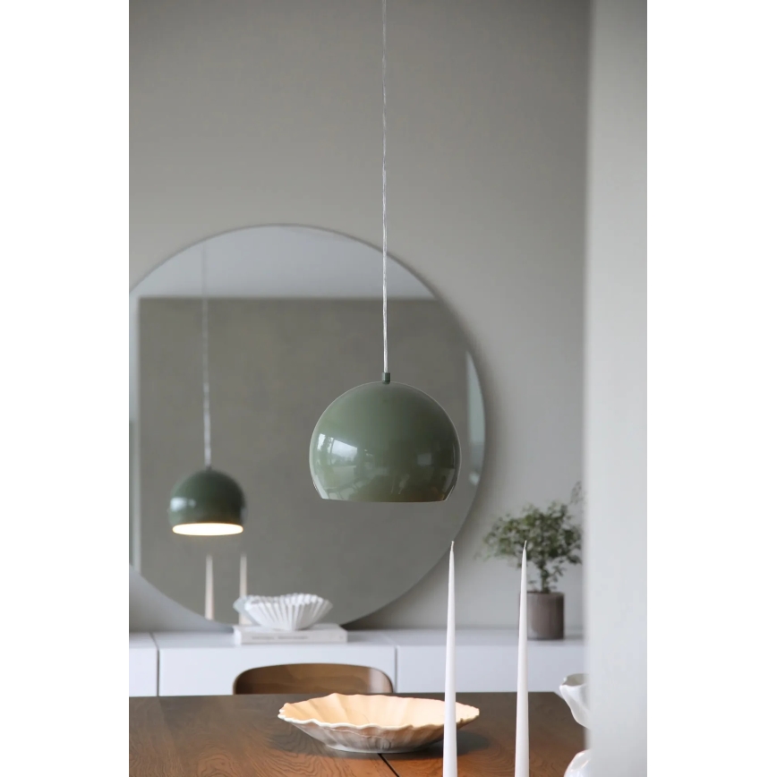 Markslöjd 108988 - Pendelleuchte an Kabel POP 1xE27/40W/230V Ø 28 cm grün