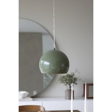 Markslöjd 108988 - Pendelleuchte an Kabel POP 1xE27/40W/230V Ø 28 cm grün