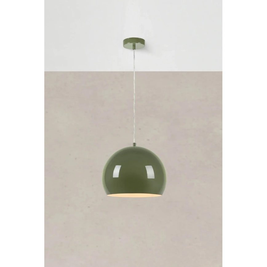 Markslöjd 108988 - Pendelleuchte an Kabel POP 1xE27/40W/230V Ø 28 cm grün