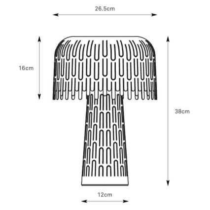 Markslöjd 109006 - Tischleuchte VERBERA 1xE14/40W/230V weiß
