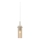 Markslöjd 109015 - Pendelleuchte TIBIA mit Kabel 1xE14/40W/230V rauchbeige/Messing