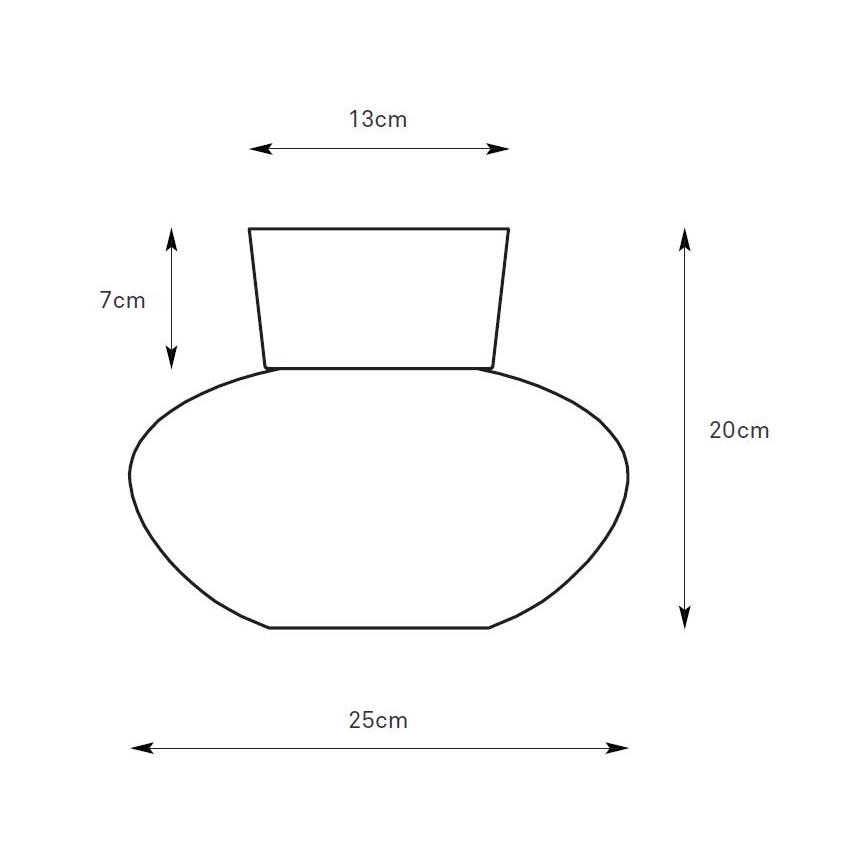 Markslöjd 109025 - Deckenleuchte MALAGA 1xE27/40W/230V, Ø 25 cm, mattchrom