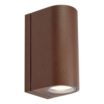 Markslöjd 109111 - LED-dimmbare Außenwandleuchte ALOR 2xLED/4,9W/230V IP65 braun