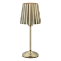 Markslöjd 109127 - LED-dimmbare, wiederaufladbare Touch-Tischleuchte CELIA 1xE14/2W/2000 mAh Messing