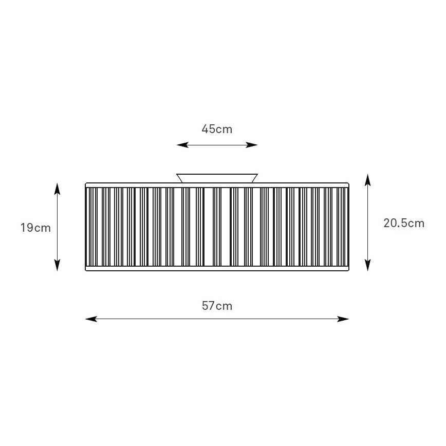 Markslöjd 109133 - Deckenleuchte LUX 3xE27/60W/230V Ø 57 cm nur