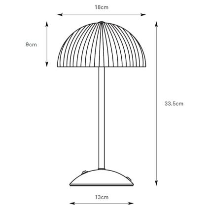 Markslöjd 109141 - Tischlampe ZIN 2xG9/20W/230V beige
