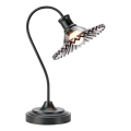 Markslöjd 109151 - Tischleuchte NOVIA 1xE27/60W/230V schwarz/rauchgrau