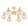 Markslöjd 109152 - Aufgesetzte Deckenleuchte AMBRA 6xE14/40W/230V Gold/rauchbeige