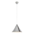 Markslöjd 109163 - Pendelleuchte mit Kabel TIP 1xE27/60W/230V Ø 37,5 cm glänzender Chrom