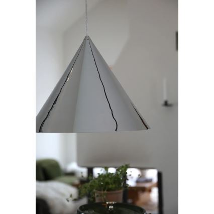 Markslöjd 109163 - Pendelleuchte mit Kabel TIP 1xE27/60W/230V Ø 37,5 cm glänzender Chrom
