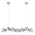 Markslöjd 109168 - Pendelleuchte mit Kabelaufhängung CUPOLO 7xE14/40W/230V glänzender Chrom