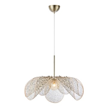 Markslöjd 109170 - Pendelleuchte STYRKA an Kabel 1xE27/40W/230V Ø 75 cm beige