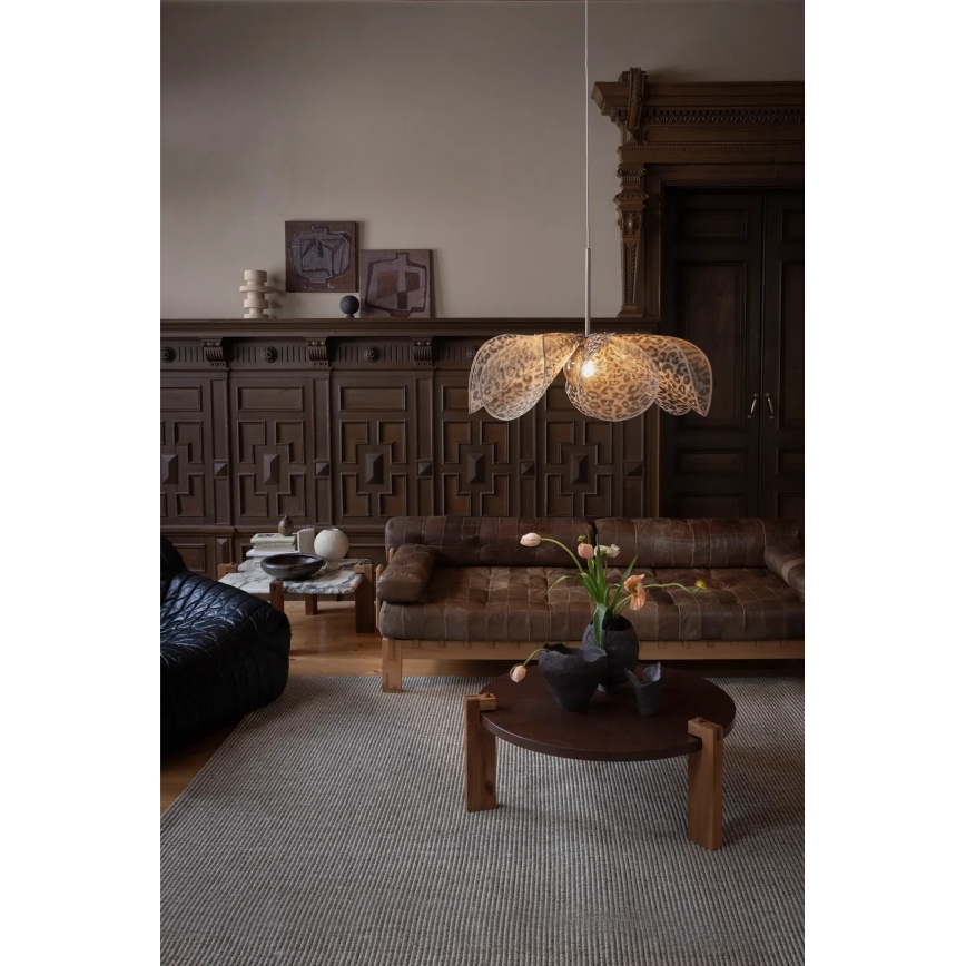 Markslöjd 109170 - Pendelleuchte STYRKA an Kabel 1xE27/40W/230V Ø 75 cm beige