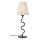 Markslöjd 109171 - Tischlampe VEYA 1xE14/40W/230V Leinen/Schwarz