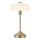 Markslöjd 109179 - Tischlampe KURAGE 1xE27/60W/230V Messing/weiß