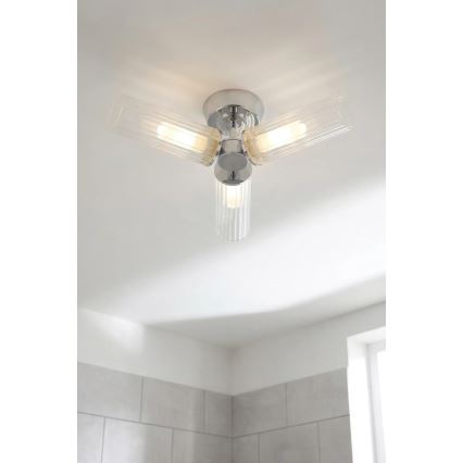 Markslöjd 109237 - Badezimmer-Aufbauleuchte RIMINI 3xG9/20W/230V IP44 glänzender Chrom