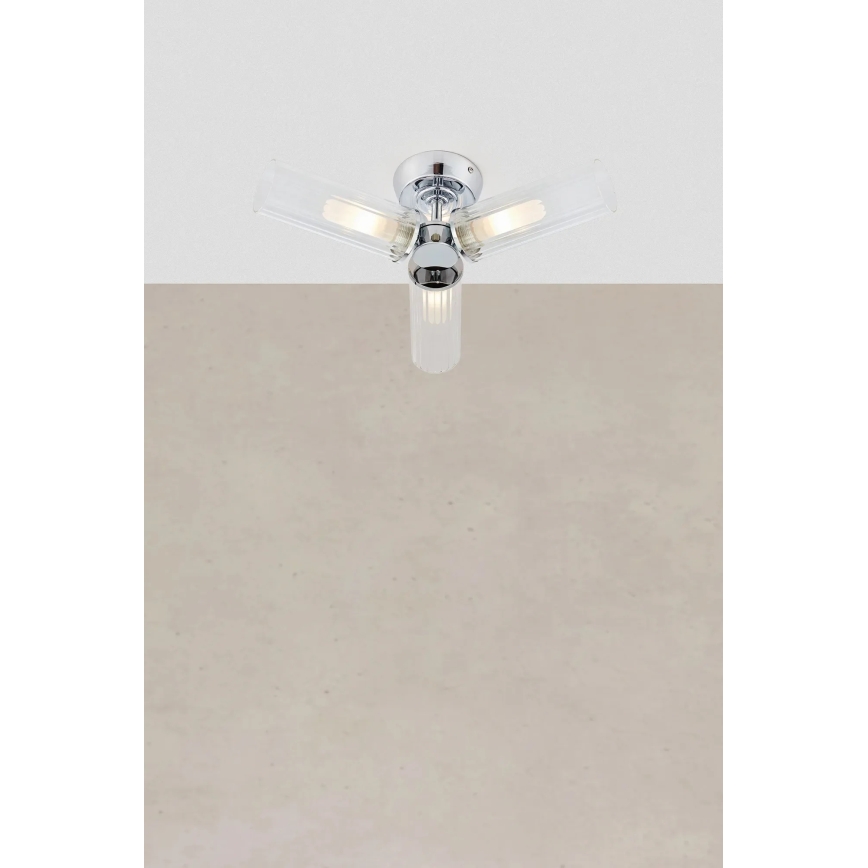Markslöjd 109237 - Badezimmer-Aufbauleuchte RIMINI 3xG9/20W/230V IP44 glänzender Chrom