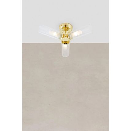 Markslöjd 109238 - Badezimmer-Aufbauleuchte RIMINI 3xG9/20W/230V IP44 Messing