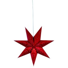 Markslöjd 700122 - Weihnachtsdekoration SATURNUS 1xE14/25W/230V d 45 cm rot
