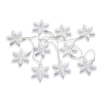 Markslöjd 703747 - LED-Lichterkette PRINCE 10xLED/3xAA 2,15m warmweiß