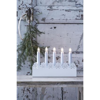 Markslöjd 703808 - Weihnachtsleuchter PRINC 5xE10/3W/230V