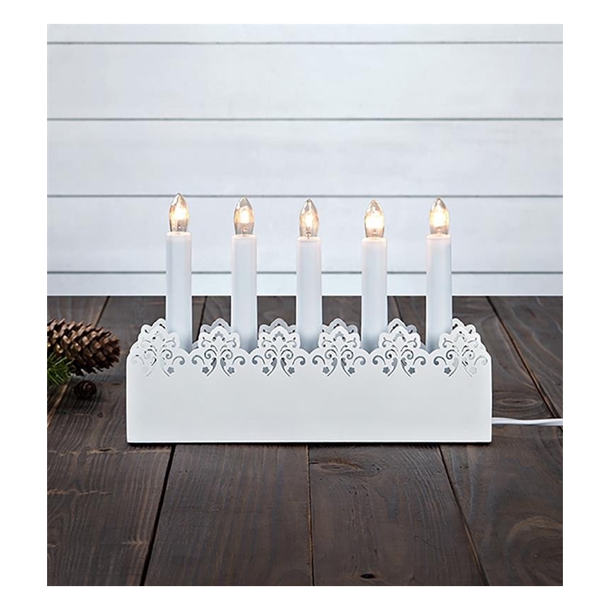 Markslöjd 703808 - Weihnachtsleuchter PRINC 5xE10/3W/230V