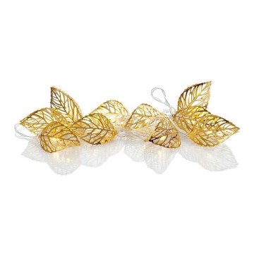 Markslöjd 703859 - LED-Dekorationskette LEAF LED/3xAA 1,85 m warmweiß