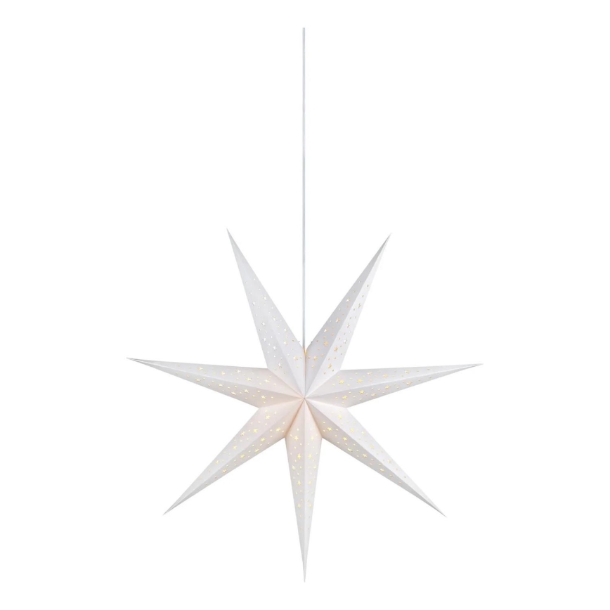 Markslöjd 703876 - Weihnachtsdekoration SOLVALLA 1xE14/25W/230V, Durchmesser 75 cm, weiß