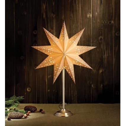 Markslöjd 704116 - Weihnachtsdekoration SOLVALLA 1xE14/25W/230V weiß 64 cm