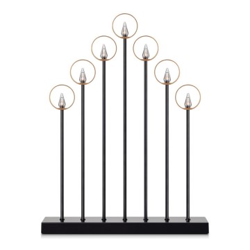 Markslöjd 704837 - Weihnachtsleuchter GABRIEL 7xE5/0,8W/230/12V