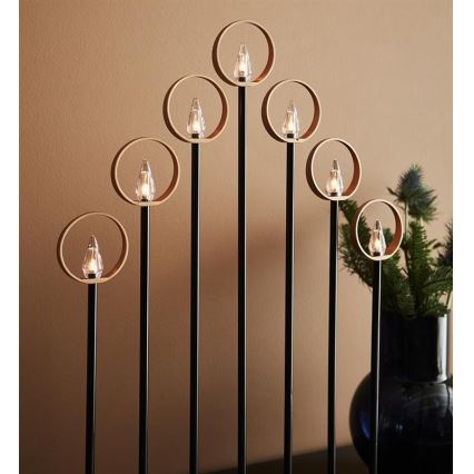 Markslöjd 704837 - Weihnachtsleuchter GABRIEL 7xE5/0,8W/230/12V