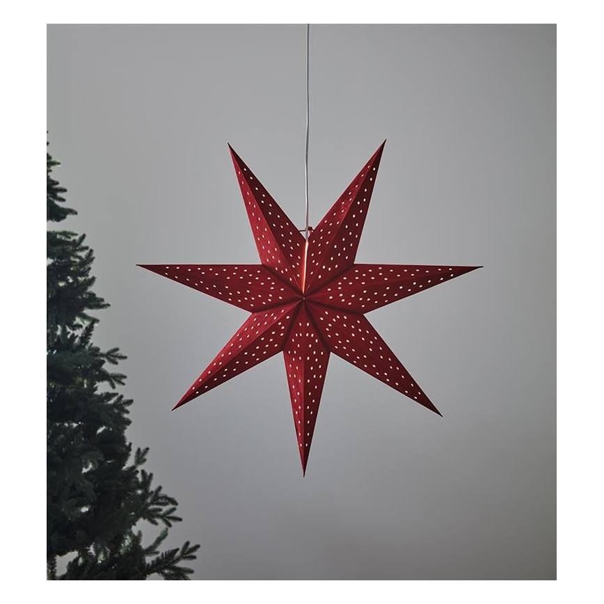 Markslöjd 704902 - Weihnachtsdekoration CLARA 1xE14/6W/230V 75 cm rot