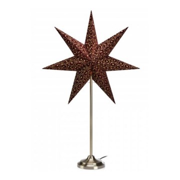 Markslöjd 705313 - Weihnachtsdekoration BAROQUE 1xE14/25W/230V 65 cm burgunderrot